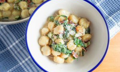 Lobster Gnocchi with Creamy Lobster Sauce