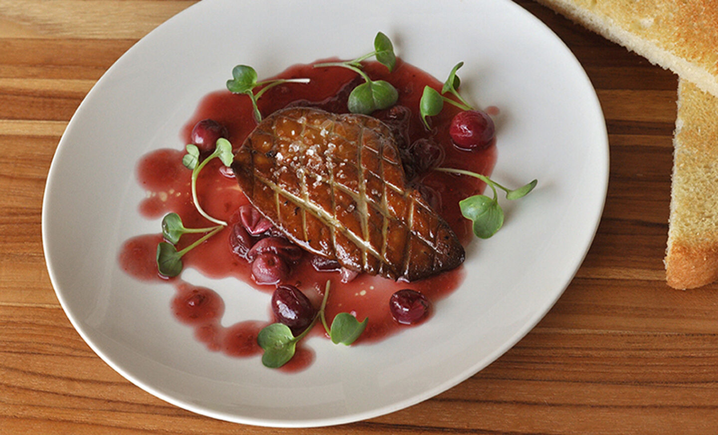 Seared Foie Gras with Cranberries Recipe