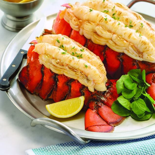 (2) 12-14 oz  North Atlantic Lobster Tails Add-On image number 0