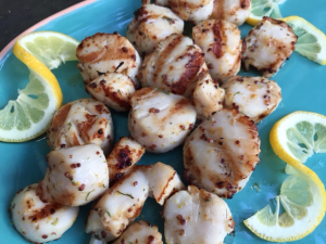 Fresh Scallops Dijon Style