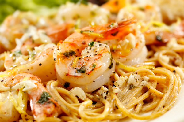 Lobster Gram's Shrimp Scampi, from SheKnows.com