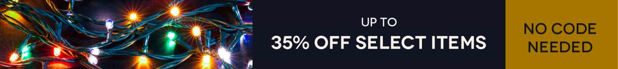 Up to 35% Off Select Items